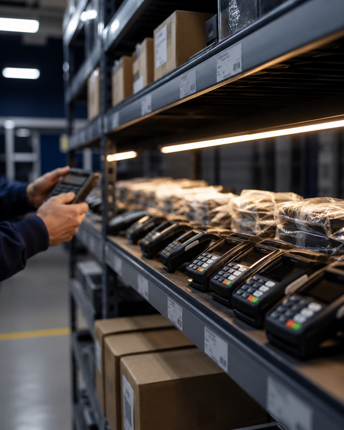 Escaneo de código de barras para trazabilidad de terminal